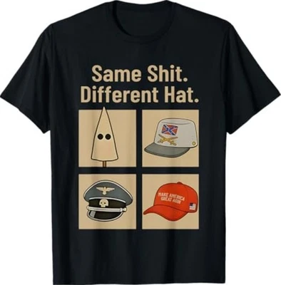 Camiseta Same S_it Different Hat Divertida para Hombre Mujer Foto 1 de 3