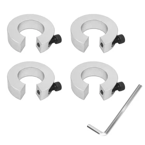 4pz SBR16 16mm Linear Rail Stop Collari Lega di Alluminio Albero Limite Fissaggio Anelli - Foto 1 di 2