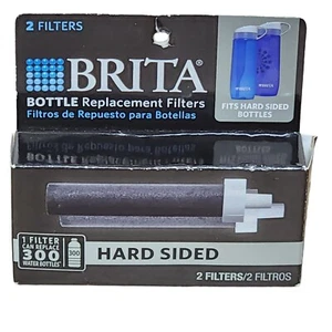 2-Pack Brita Hard Sided Water Bottle Replacement Filters  - Picture 1 of 6
