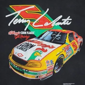 Best Price-NASCAR Vtg 90s Terry Labonte T-Shirt Gift For Fans Racing Car - Picture 1 of 4