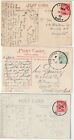 1910/23 3 Diff Paignton Devon Skeleton Postmarks On Ppcs - 1922 Used At Review?