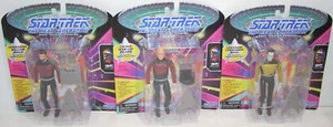 2022 Star Trek Next Generation ACTION FIGURE (Lot of 3) Picard Data Riker NEW 5" - Picture 1 of 7