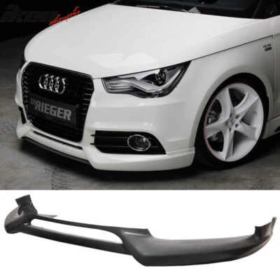 Fits 09-12 Audi A4 B8 S Line RG Style Front Bumper Lip Spoiler Kit PU Unpainted Foto 1 de 3
