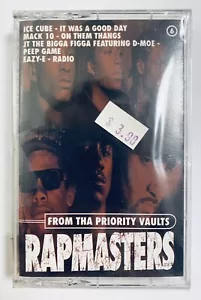 Rapmasters From Tha Priority Vaults Volume 6 Cassette Tape Eazy-E Ice Cube NOS - Picture 1 of 3