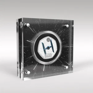 Star Wars TIE Fighter 50p Royal Mint 2024 Display - Picture 1 of 8