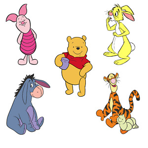 Winnie The Pooh Tigger Piglet Wall Stickers / Toy Box /  I Phone 10cm - 50cm
