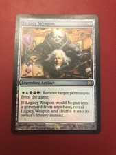MTG - Legacy Weapon - FOIL - 10th Tenth Edition - NM/VLP primarily On Back