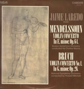 CDS1035 Jaime Laredo / Charles Munch / Boston Symphony Orch. Mendelssohn / Bruch