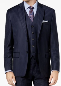 $598 Polo Ralph Lauren 42R Pinstripe Blazer Jacket Yankee RRL Sartorial Large GQ - Picture 1 of 8