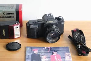 Canon T50 Film Camera + 50mm f/1.8 & Flash - Bild 1 von 11