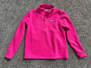VINEYARD VINES PINK 1/4 QUARTER ZIP PULLOVER FLEECE - SIZE S - Picture 1 of 3