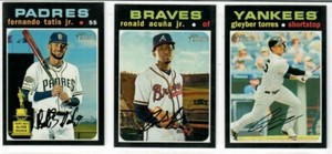 2020 Topps Heritage Baseball Base #1-250 Bichette Alvarez Hoener Trout Aquino ++
