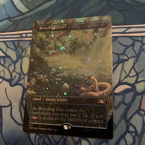 MTG Breeding Pool 537 | GALAXY FOIL BORDERLESS | NM Near Mint | Unfinity | 2022 - Picture 1 of 4