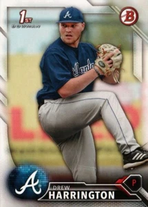 2016 Bowman Draft #BD-37 - Drew Harrington FBC - Atlanta Braves 16-199 - Picture 1 of 2