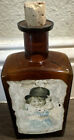 Sims Tonic Elixir Of Pyrophosphate Of Iron Antique Amber Bottle. W/Label Ny