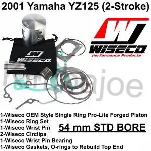 Wiseco Top End Piston Gaskets Rebuild Kit 57.00mm Yamaha YZ125 YZ 125 1986-1988