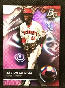 2023 BOWMAN PLATINUM BASEBALL Elly De La Cruz RC #TOP-93 PINK #116/199 - Picture 1 of 2