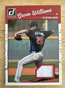 2023 Panini Donruss Baseball GAVIN WILLIAMS RETRO 1990 MATERIALS #90M-GW - Picture 1 of 2