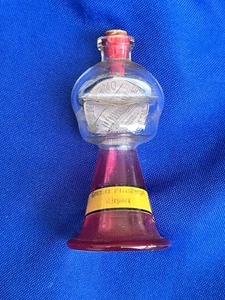 Vtg 1962 Penny In Bottle Greater Pittsburgh Airport Souvenir Glass Tower - Picture 1 of 5