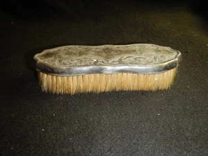 Nouveau Deco Antique ladies vanity hair brush by Victor Silver Co 1872-1898 - Picture 1 of 8