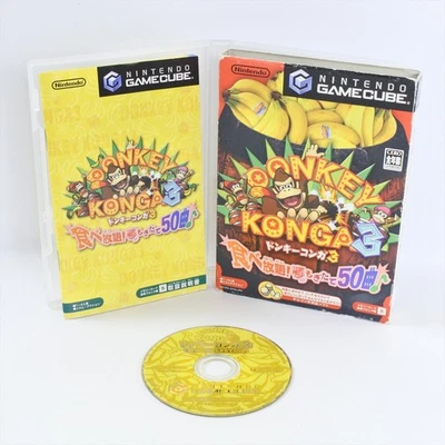 DONKEY KONGA 3 Gamecube Nintendo For JP System 1896 gc - Image 1 of 4