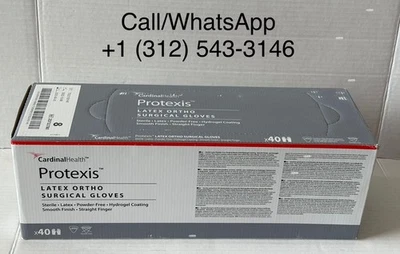 Cardinal Health Protexis Latex Ortho Surgical Gloves Size 8, Box of 40 EXP 09/25 - Image 1 of 2