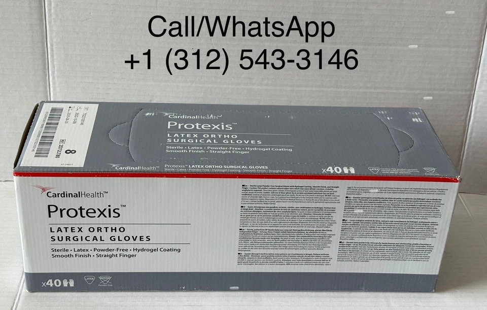 Cardinal Health Ref 2D72LT80 Surgical Gloves Latex Ortho