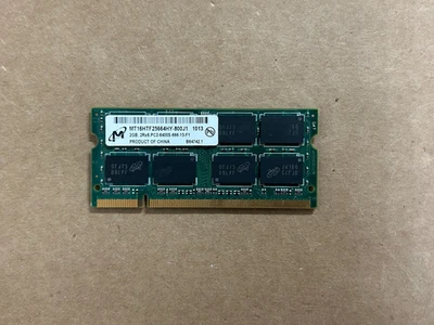Micron 2 GB 2Rx8 PC2-6400S-666-13-F1 (MT16HTF25664HY-800J1) - Image 1 of 2