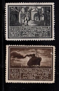 Austrian 1933 WIPA Wien (Vienna) International Postal Cancel Exposition -MNH&MH - Picture 1 of 1