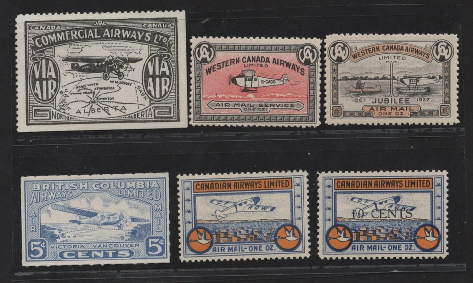 CANADA 1926-1930 AIR POST SEMI-POSTAL STAMPS & 3 COVERS SC. #LC13, LC42, LC46 - Image 1 of 4