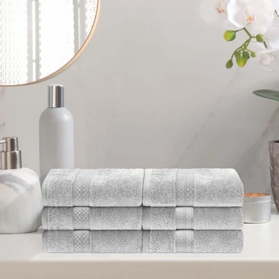 Superior Rayon from Bamboo and Cotton Hand Towel - (Set of - Image 1 of 4