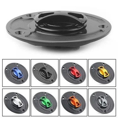 Fit Suzuki GSXR600/750/1000 SV650 SV1000 GSXR1300 08-13 Fuel Gas Tank Cap Cover - Image 1 of 4