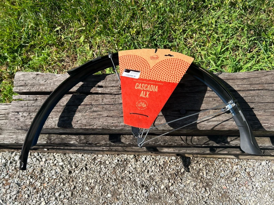 Guardabarros Planet Bike CASCADIA ALX Negro Aluminio Cobertura Completa 27.5 650B MTB Foto 1 de 4