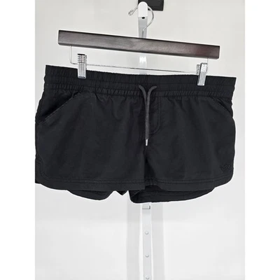 Vintage Y2K Roxy Juniors Sz 13 Athletic Board Shorts Black w/ Flap Pockets - Image 1 of 4