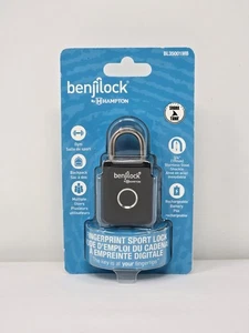 Benjilock by Hamilton BL35001MB Fingerprint Sports Lock - Picture 1 of 2
