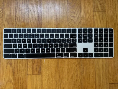 Apple Magic Keyboard with Touch ID (MMMR3LL/A) – Black Keys, Wireless Bluetooth, - Image 1 of 4