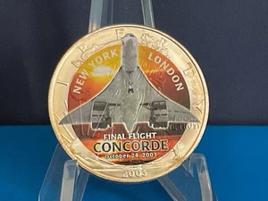 2003. 1oz Silver Walking Liberty. “Final Flight - Concorde”. In Capsule. - Picture 1 of 2