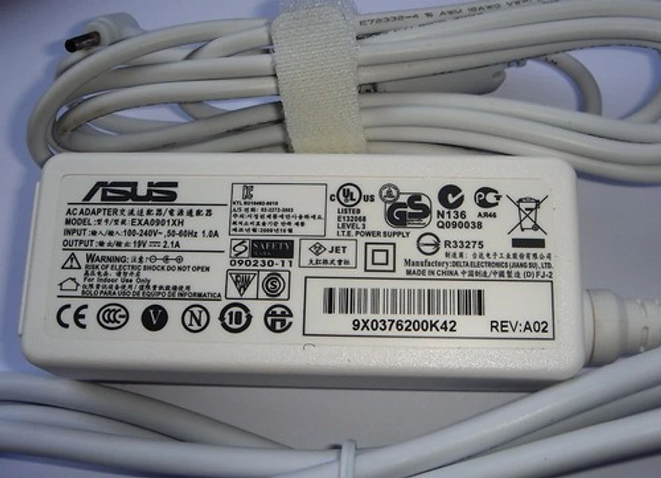 Alimentazione Originale ASUS Eee PC 1106HA 1201HA Bianco - Immagine 1 di 1