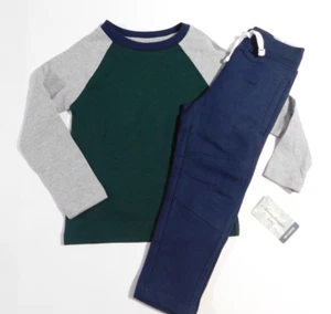 Tommy Bahama Boy's T-Shirt & Sweatpants Navy Blue Green Gray SIZE XS/4  NEW - Picture 1 of 6