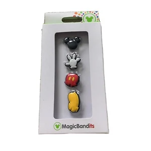 New Walt Disney World Magic Band Bandits Classic Mickey Mouse Set of 4 NIP - Picture 1 of 7