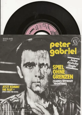 PETER GABRIEL SPIEL OHNE GRENZEN SUNG IN GERMAN SINGLE + PIC SLEEVE, MINT, NEW - Image 1 of 2