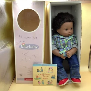American Girl Bitty Baby Boy Doll With Book/ Pen Marking On Box And Book - Picture 1 of 14