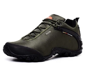 Men Outdoor Casual Hiking Shoes Hunt Running Camping Climbing Waterproof Boots - Picture 1 of 11