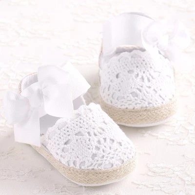 Nuevo Bebé Zapatos Sandalias Bebé Niño Cuna 0-18 Meses Bonito Ballet Niñas Foto 1 de 4
