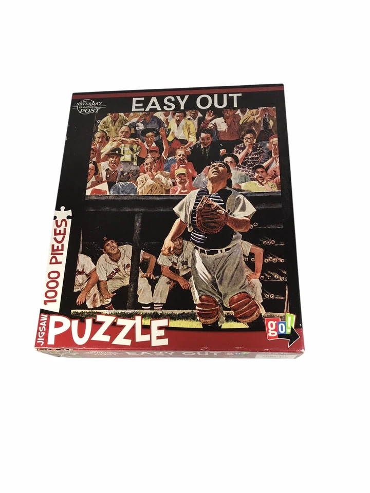 Saturday Evening Post Puzzle "Easy Out" Yogi Berra 1000 Pieces Jigsaw 19" x 29" - Image 1 of 4