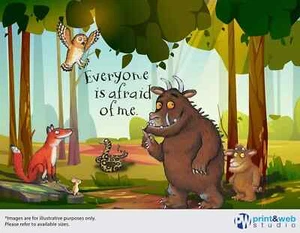 The Gruffalo & Characters Dark Woods Decorative Wall Mural Wallpaper Wall Paper - Picture 1 of 1