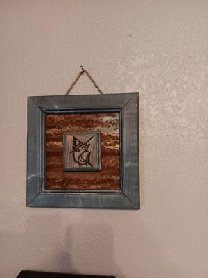 Nautical Marlin/Sailfish Rustic Wall Plaque Foto 1 de 4