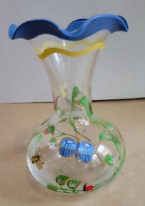Lenox Spring Time Butterfly Meadow Handpainted Vase 6" - Picture 1 of 5
