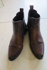 Deichmann 5th Avenue ganz edle Leder- Stiefeletten Gr. 39/6 braun, sehr gut - Bild 1 von 4