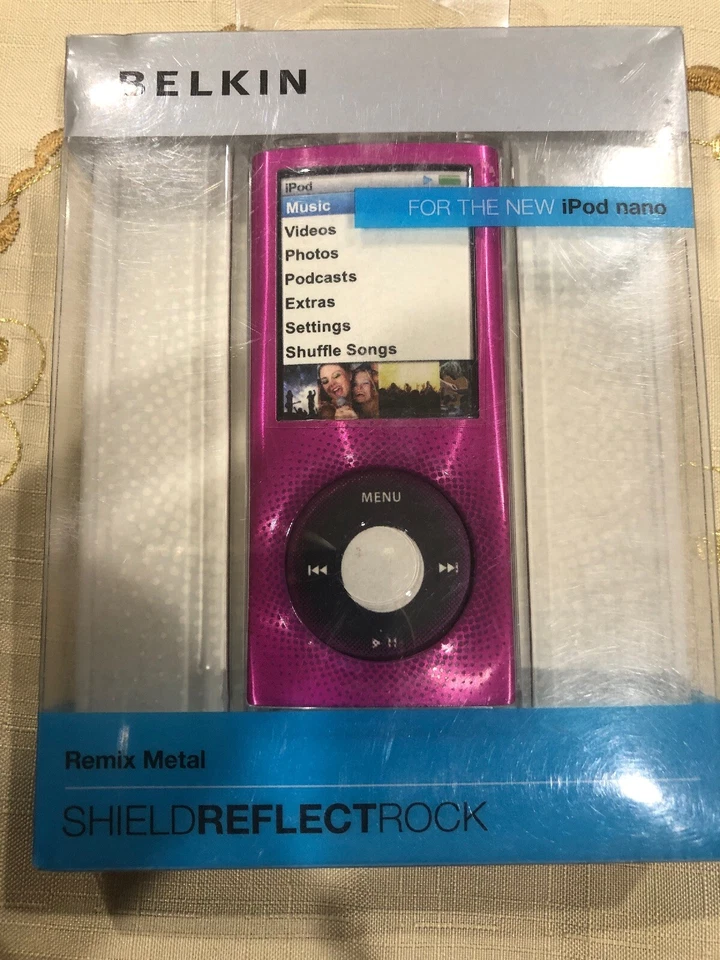 Belkin Remix Metal Para iPod Nano F8Z381 Rosa  Foto 1 de 2